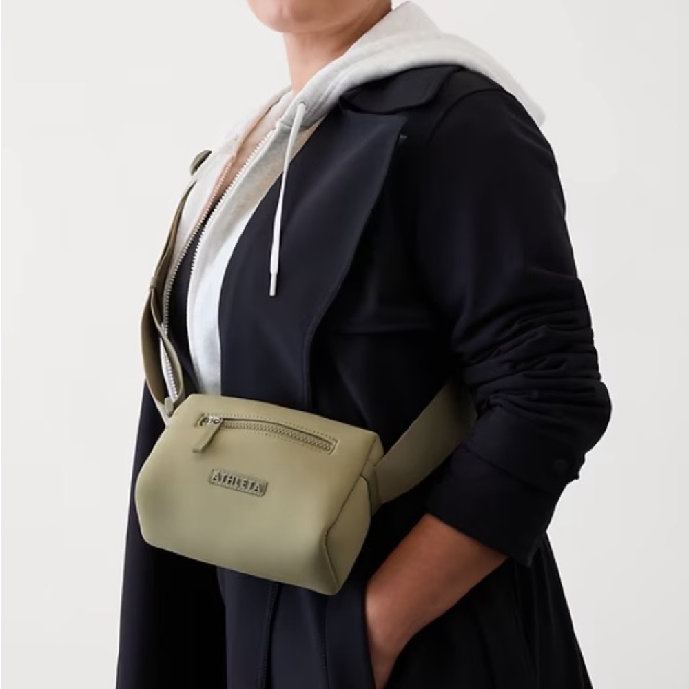 Athleta Diem Sage Green Crossbody Bag